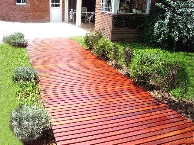 Deck exterior clásico